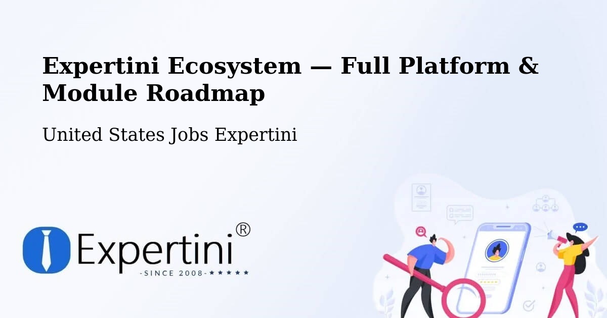 Expertini Ecosystem — Full Platform & Module Roadmap – Bronson