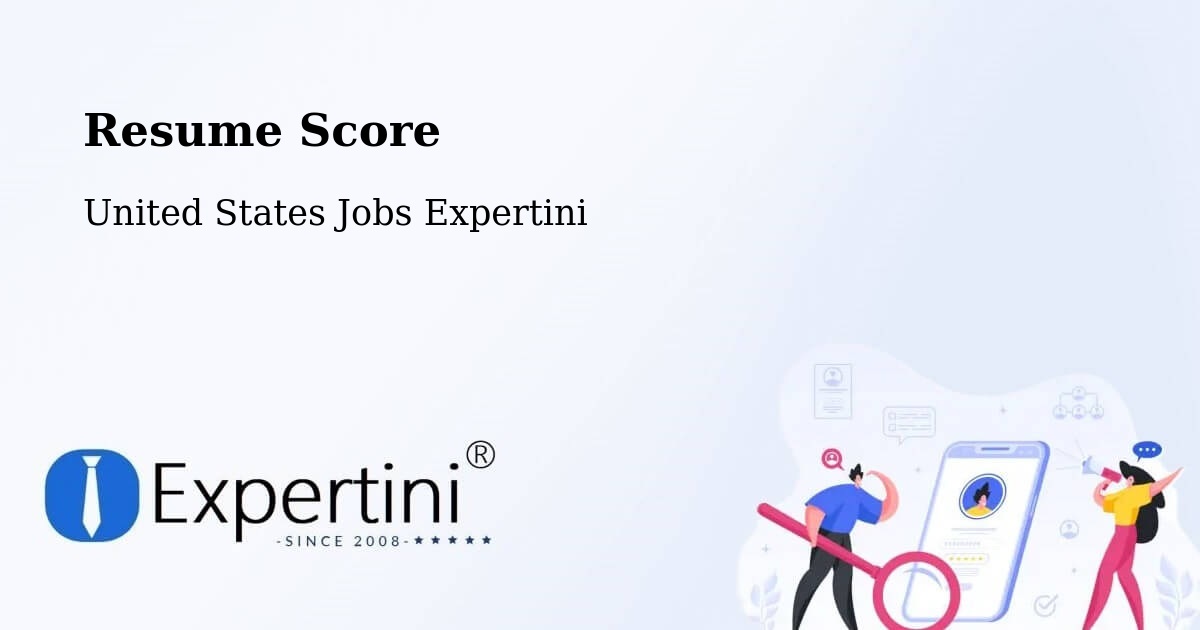 Resume Score & Job Description Match Tool – Bronson - United States Jobs Expertini